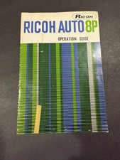 Ricoh Auto 8P Projector Camera Instructions....Free Shipping