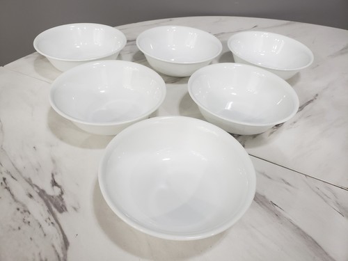 NEW Corelle Classic Winter Frost White 18 oz Soup Cereal Bowls Set of 6 - Picture 1 of 4