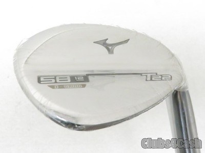 Mizuno T22 Wedge Chrome Dynamic Gold Tour Issue S400 58° 12 D Grind   NEW