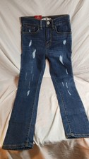 Levi's Youth Size M 7/8 760 High Rise Super Skinny Jeans Blue Denim Stretch