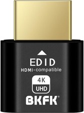 BKFK HDMI Dummy Plug 4K,Virtual Monitor EDID Emulator, Headless Display Adapter