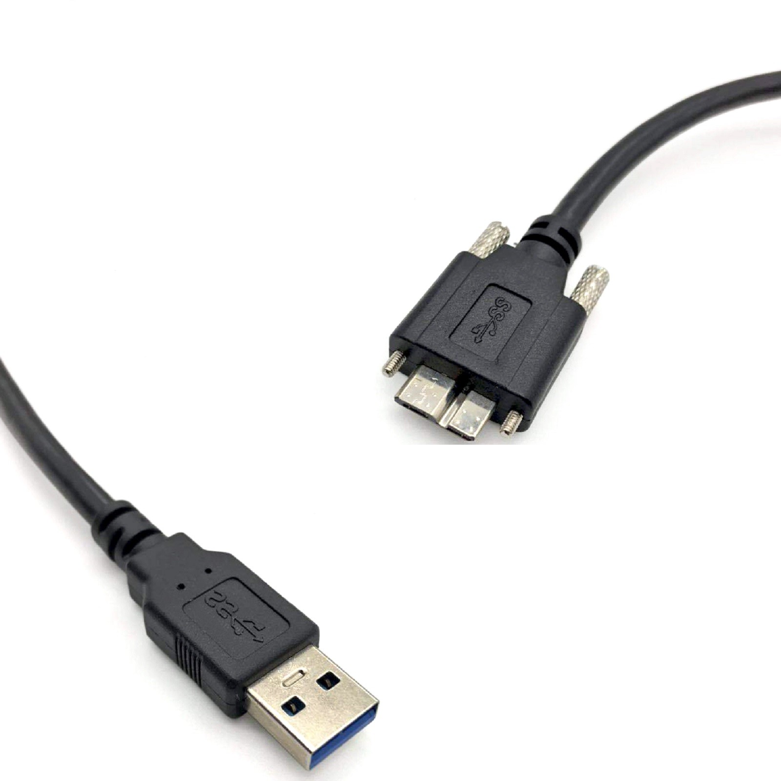 0.6m Length Micro USB 3.0 Cable 3.0AM to MicroB Industrial Camera Wire Cable