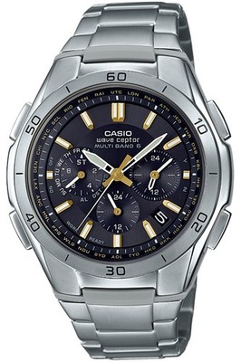CASIO WAVE CEPTOR WVQ-M410TD-1A2JF Titanium Solar Atomic Radio Analog Men Watch