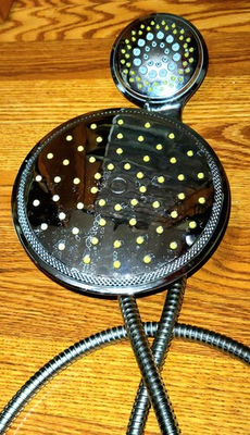 #ad High Pressure Stationary Shower Head W Handheld Spray Combo W Multiple Settings $39.00