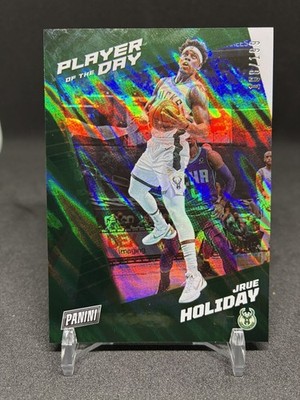 2021-22 Panini NBA Player of The Day Jrue Holiday #28 Moon Lava Parallel /199