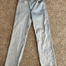 Women's Abercrombie & Fitch High-Waist Straight Leg Jean, Size 4