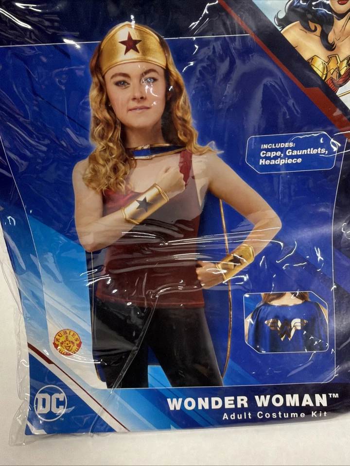 Rubies Adult Wonder Woman Costume Kit OSFM Halloween - Image 4 of 4