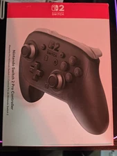 Nintendo Switch 2 Pro Controller Black, Official, Sealed