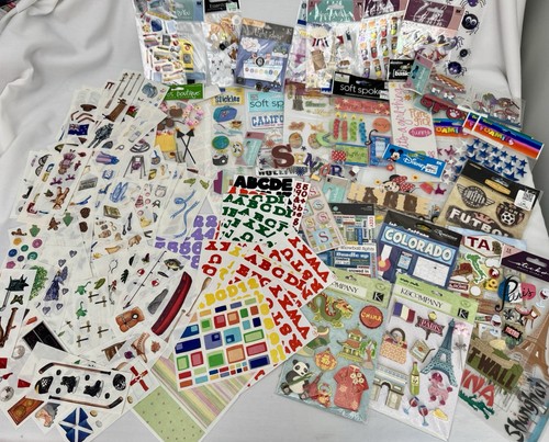 Scrapbooking Stickers Lot Jolee's Creative Memories K & Company Plus More