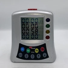 Cooper-Atkins TFS4 Large Color-Coded Multi-Station Digital Timer, 99 Hours