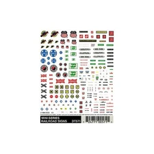 Woodland Scenics ~ Dry Transfer Decal Signs ~ Railroad Signs ~ DT571