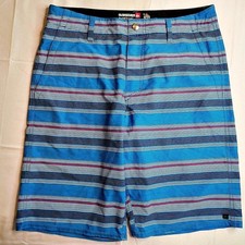 Quiksilver Men's Blue and Multi Swimsuit-one-piece amphibians size 32