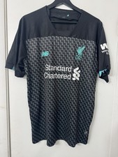 Liverpool FC Jersey mens MEDIUM short sleeve New Balance Third 2019-20 Size M