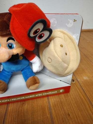 Super Mario Odyssey Plush with Hats Official 2019 ThinkGeek Cardboard Display - Picture 2 of 8