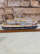 Vintage ANRI Robert E Lee Steamboat Decanter Famous Firsts #6 Italy 17&rdquo; RAR