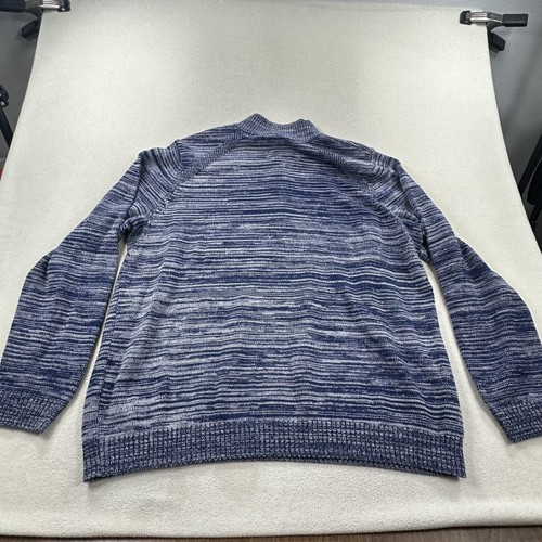 Alaskan Hardgear Wateroff Sweater Mens 2XL Blue Merino Wool 1/4 Zip Duluth - Picture 2 of 12