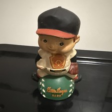 1960s Little League Bank Paper Mache Bobblehead Nodder