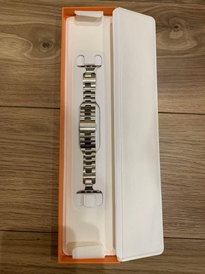 Apple Watch Hermes Grand H 42mm Stainless Steel L Size Strap