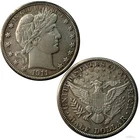 1911 Barber Silver Half Dollar 50c