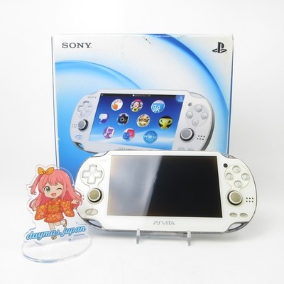 【Ausgezeichnet】Sony PS Vita PCH-1100 Crystal White 3G/Wi-Fi Modell Konsole #R...