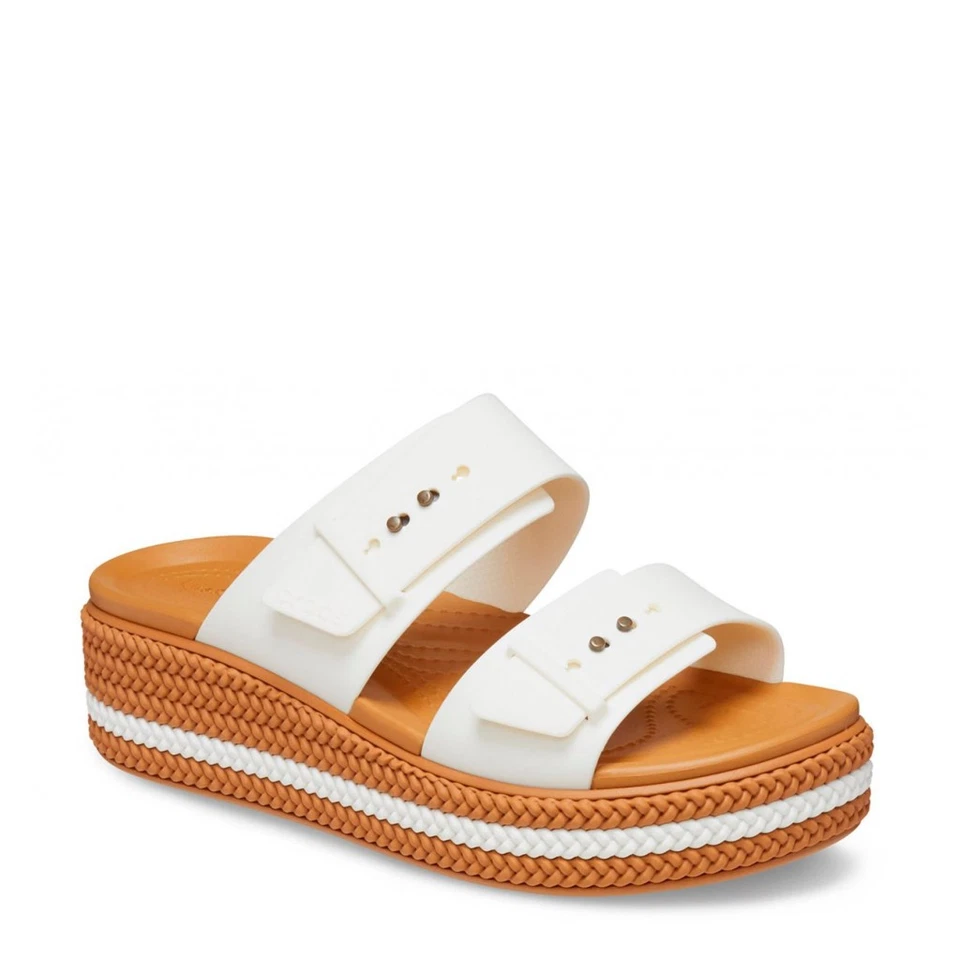 Crocs Brooklyn Woven Buckle 209978-0VW Sandali Donna PE25 - Imagen 2 de 4