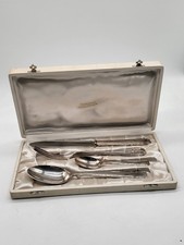 Zj39- Coffret ancien Orfèvrerie BOULENGER – métal argenté – fin XIXe