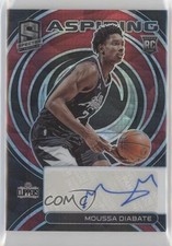 2022-23 Panini Spectra Aspiring Asia Prizm Moussa Diabate #AA-MDS Auto 17hw