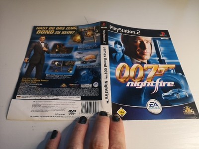 James Bond 007 Nightfire - PS2 Playstation 2 Frontcover + Backcover Gebraucht