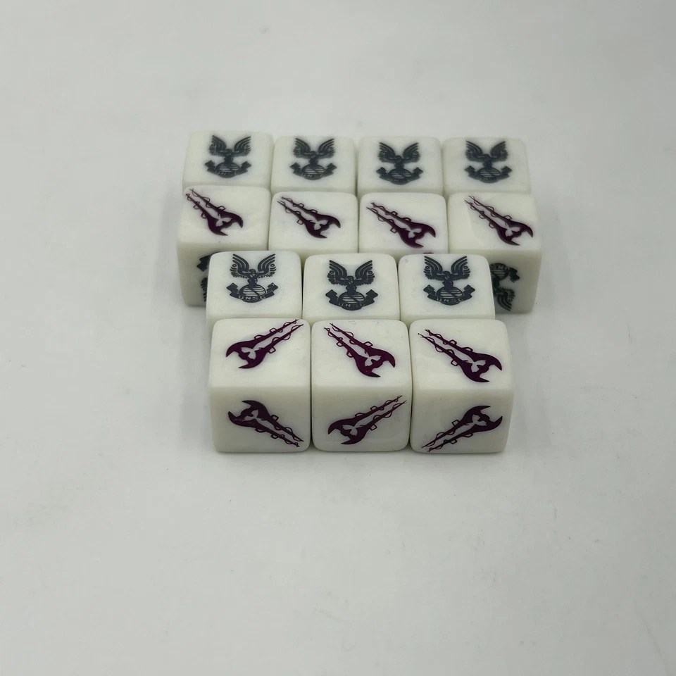 2008 Halo Interactive Strategy Game  Replacement Parts 14 Dice Lot RPG - Image 2 of 4