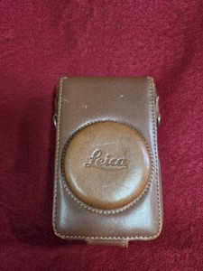ORIGINAL LEICA D-LUX 8 BROWN LEATHER CAMERA CASE