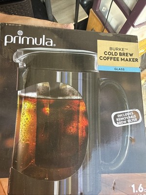 Primula PBPBK5101 Burke Cold Brew Maker 1.6Qt Capacity - Black