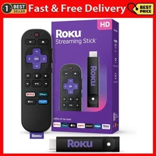 Streaming Stick HD 2025 — HD Streaming Device for TV with Voice Remote, Free &