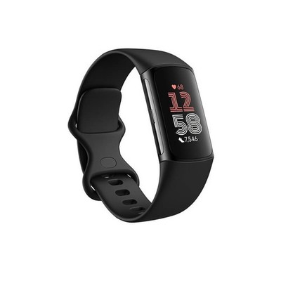 Fitbit Charge 6 Schwarz GPS NFC Fitness Tracker Aluminium Neu OVP