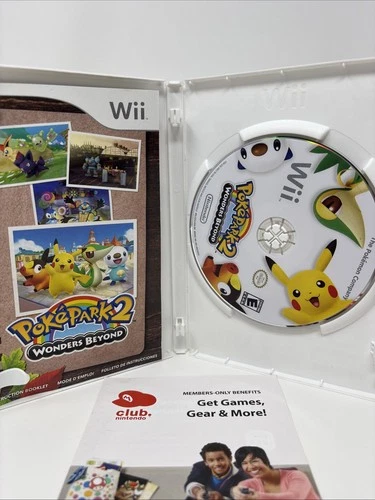 PokePark 2: Wonders Beyond (Nintendo Wii, 2012) with manual clean disc