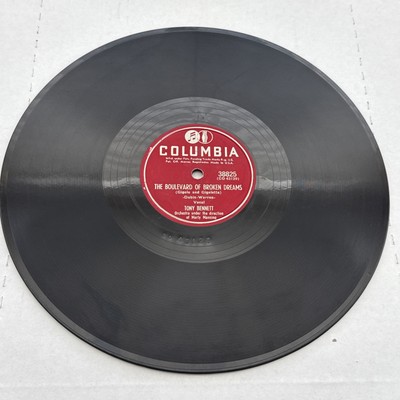 Tony Bennett The Boulevard Of Broken Dreams I Wanna Be Loved 78 RPM Columbia