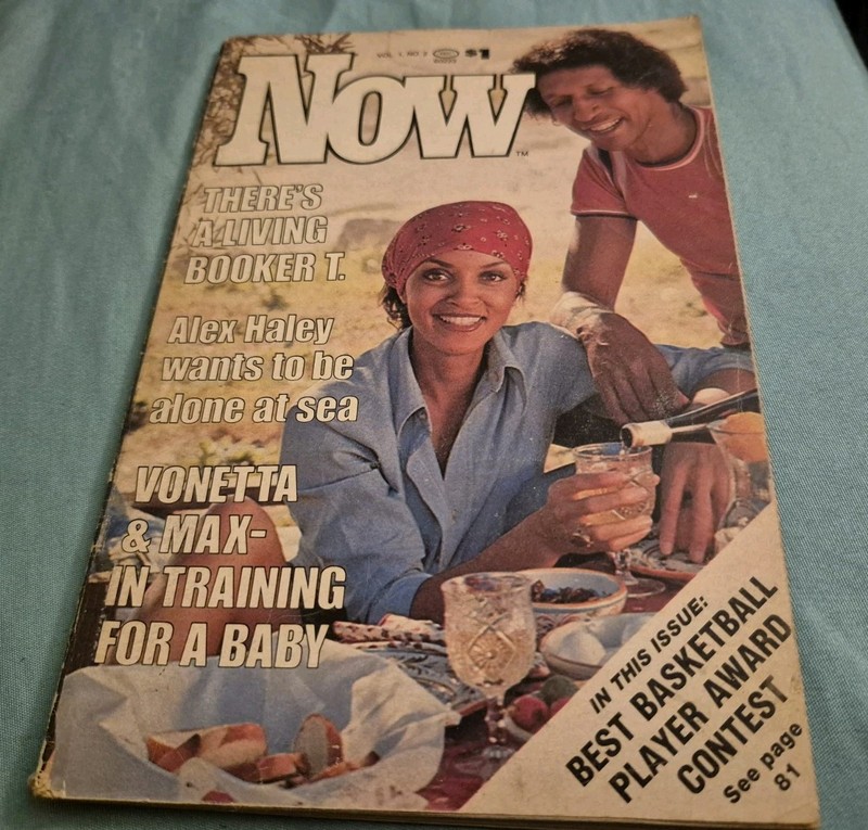 NOW magazine Vonetta McGee Max Julien Alex Haley Nikki Giovanni Jacqui Davis 