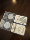 silver coins 1 oz lot (silver eagle, Morgan Dollar, Peace Dollar
