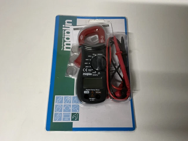 Maplin Mini Clamp Meter Digital Multimeter N54FU