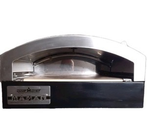Camp Chef 12.63 Inch Stainless Steel Artisan Outdoor Pizza Oven PZ30 W/Cookbook