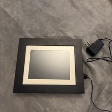 7" Digital Photo Frame Black/White 4:3 Display with Power Adapter