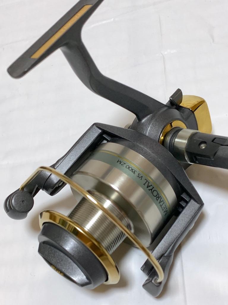 mm-3406⑥【RYOBI リール　メタロイヤル　VS 1500LB】 リョービ メタロイヤル VS 1500LB 替スプール付/Q539M レバー