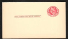 Reply/Postal Card Martha & George Washington Postage Folder Folding 2 Postcard