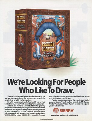 Freddy Pharkas Frontier Pharmacist Print Ad/Poster Art PC Big Box (A)