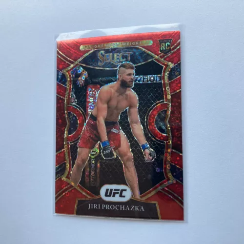 Jiri Prochazka 2021 Panini Select UFC Concourse Red Disco Prizm Card 28/199 #35