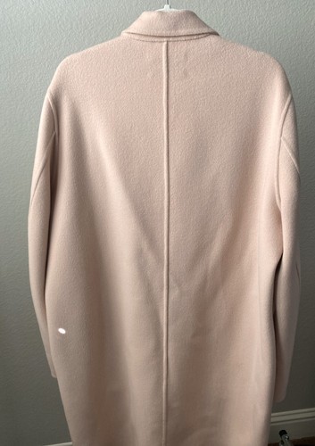 ACNE STUDIOS COAT LANDI DOUBLE WOOL CASHMERE COAT PASTEL PINK SIZE 40 M - 第 11/14 張圖片