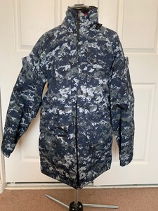navy blue camouflage jacket