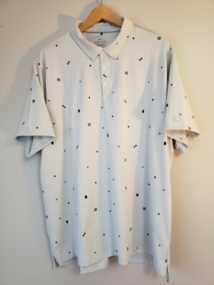 Nike Dri-FIT Player Size 2XL Printed Golf Polo (Photon Dust) CU9543-025