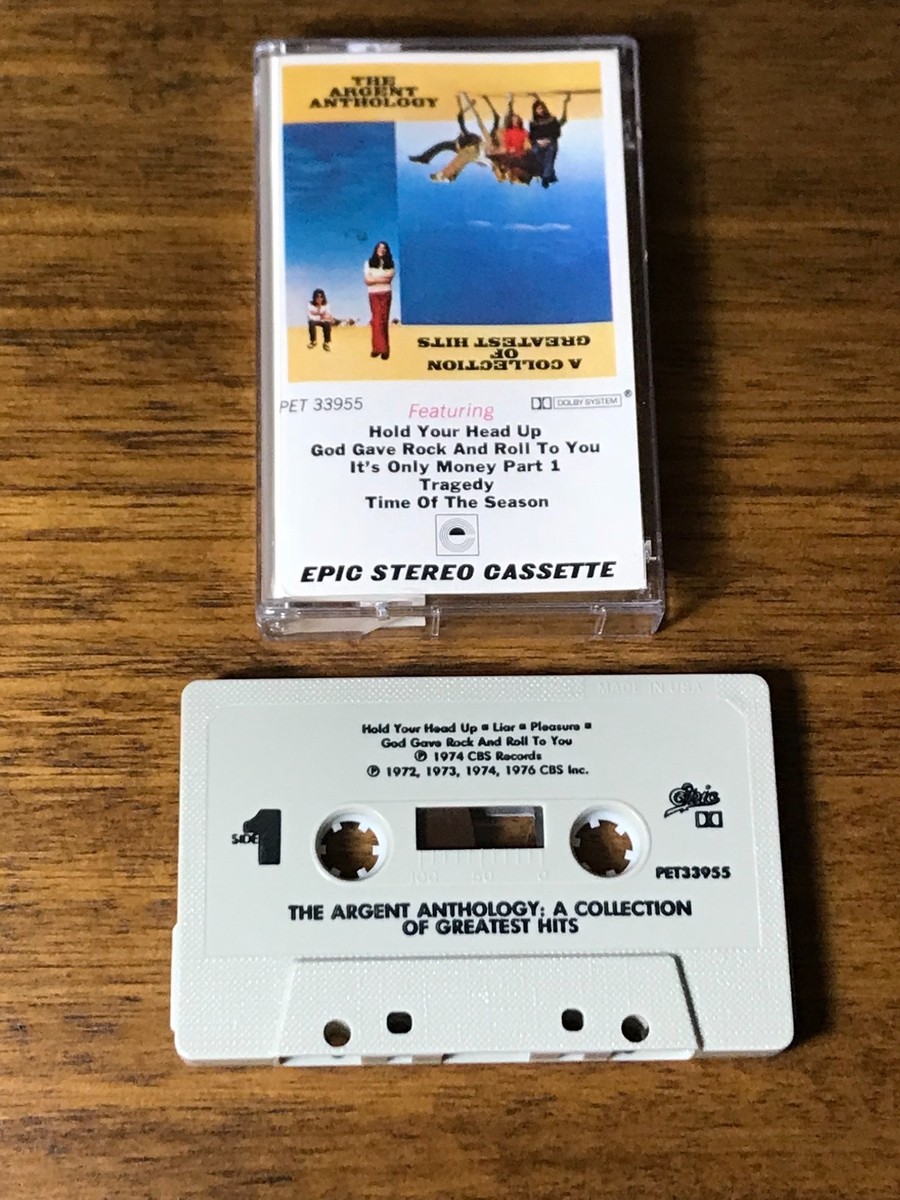 THE ARGENT ~ ANTHOLOGY A COLLECTION OF GREATEST HITS CASSETTE TAPE  