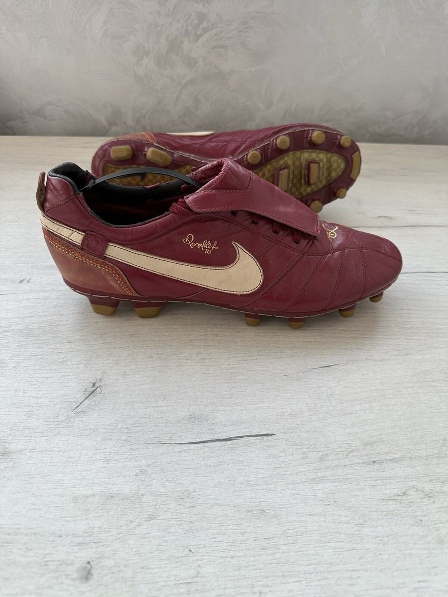 Nike Tiempo Legend Ronaldinho FG Burgundy Football Soccer Cleats