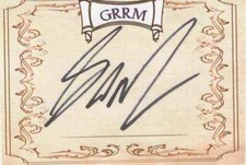 NOVELIST George R. R. Martin autograph, signed bookplate